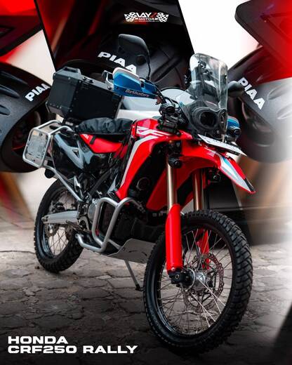 HONDA CRF250 RALLY PIAA 輔助燈實裝案例 C054