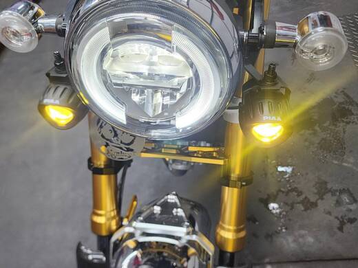 HONDA MONKEY 125 PIAA 輔助燈實裝案例 C058